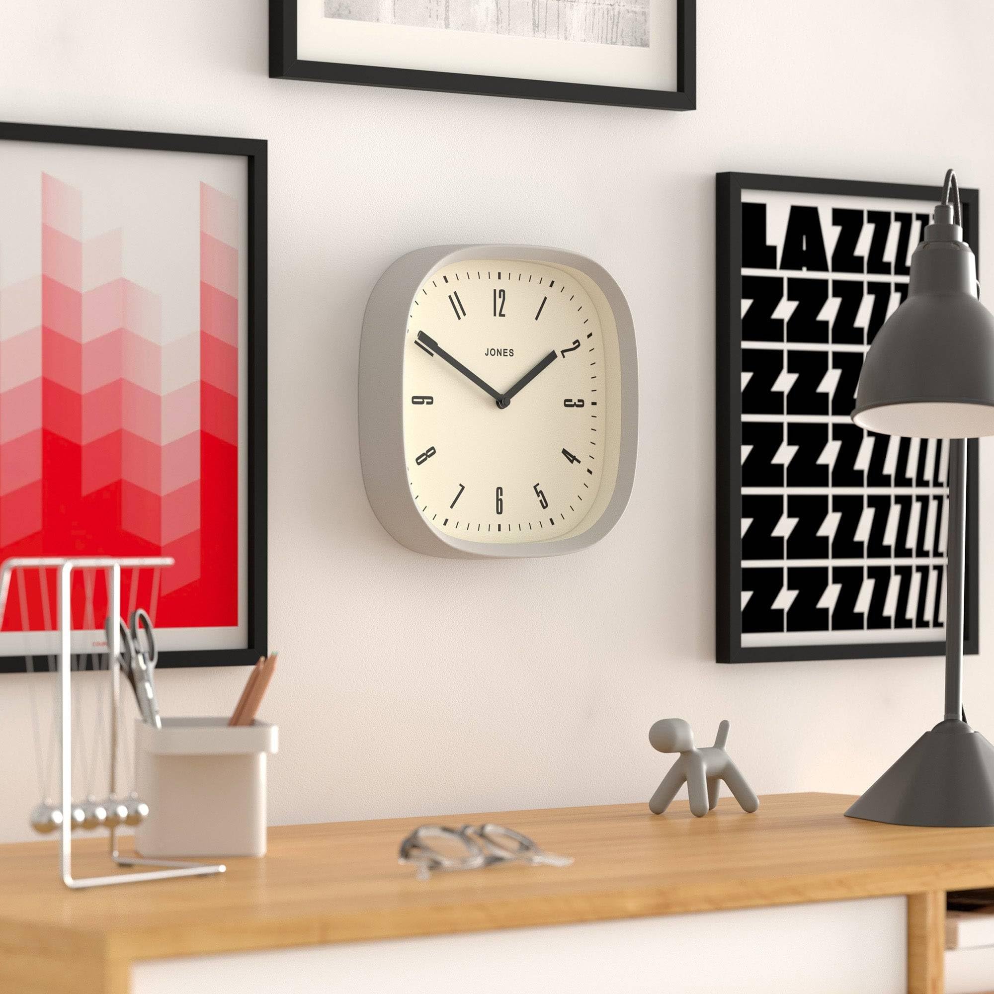 Amazon.co.jp: JONES CLOCKS® マーベル壁掛け時計 | モダンでレトロな