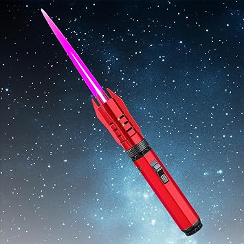 Torch Lighter, Windproof Rechargeable Flame Lighters for Uutdoor Campfires, BBQ, Baking Red