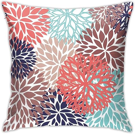 coral throw pillows amazon