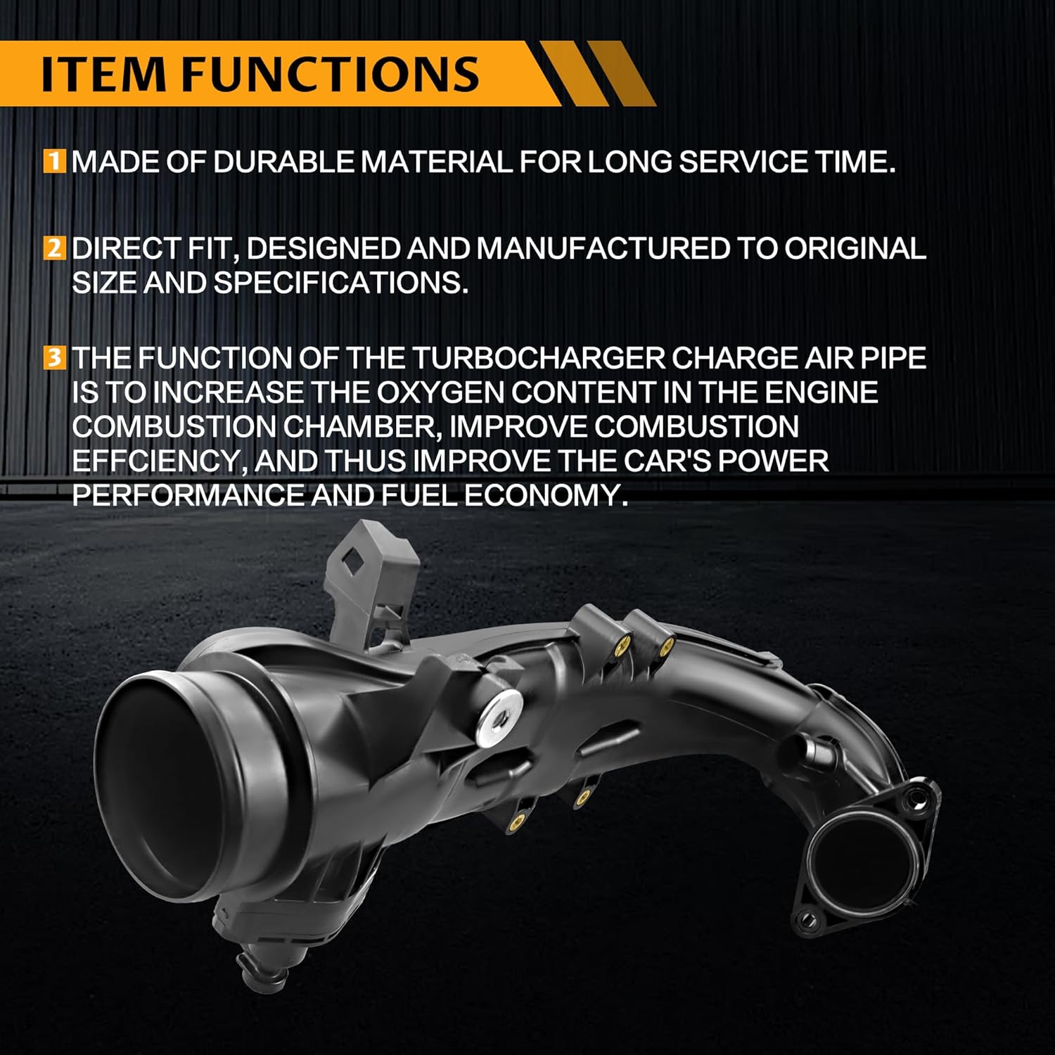 Pipe Assy Turbocharger In Joint For 2022-2025 Honda Civic, 2023-2025 HR-V, Accord 1.5L 36171-64A-A01