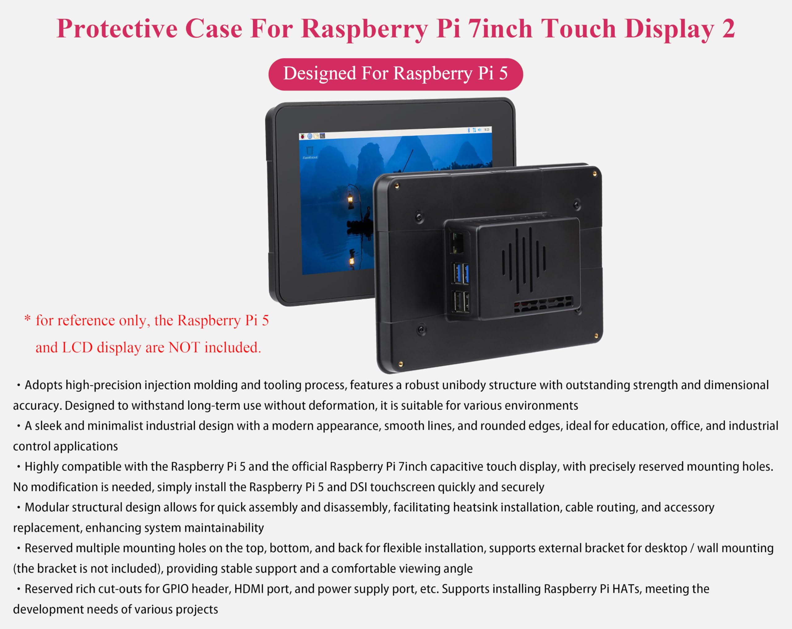 Amazon.co.jp: Raspberry Pi 7インチタッチディスプレイ2とRaspberry