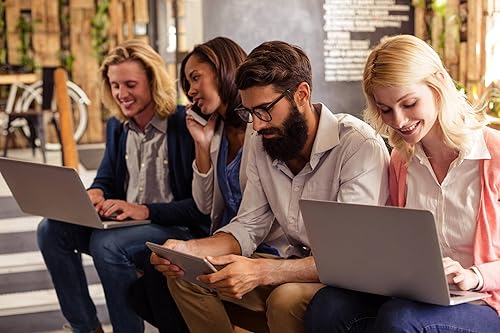 Miniatura 9 de JUSTTHINK Portátil de 14 pulgadas, 8 GB de RAM, SSD de 256 GB, procesador Intel (hasta 2.6 GHz), sistema Windows 11, ranura TF de 2 TB, HDMI, WiFi,