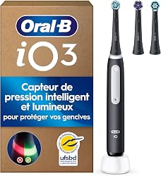 Oral-B iO3 Electric Toothbrush Black, 3 Brushes