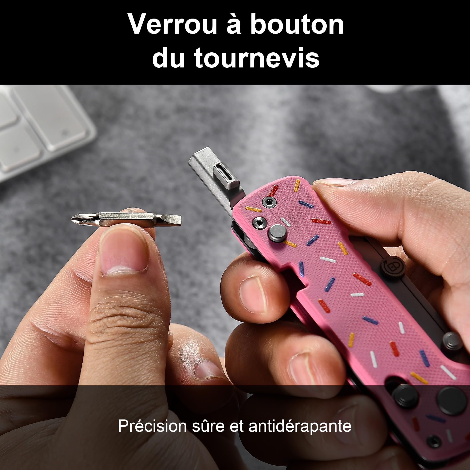 OKNIFE U1 Pro Cutter Pliable Multitool, Lame Changement Rapide