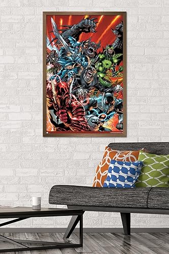 Miniatura 71 de Trends International DC Comics The Batman Who Laughs - Póster de pared grupal, 22.375 x 34 pulgadas, versión enmarcada en negro Versión enmarcada
