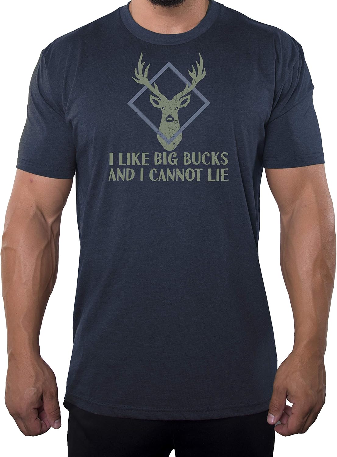 I Like Big Bucks Men's T-Shirts, Funny Graphic Tees, Men's Clever Shirts