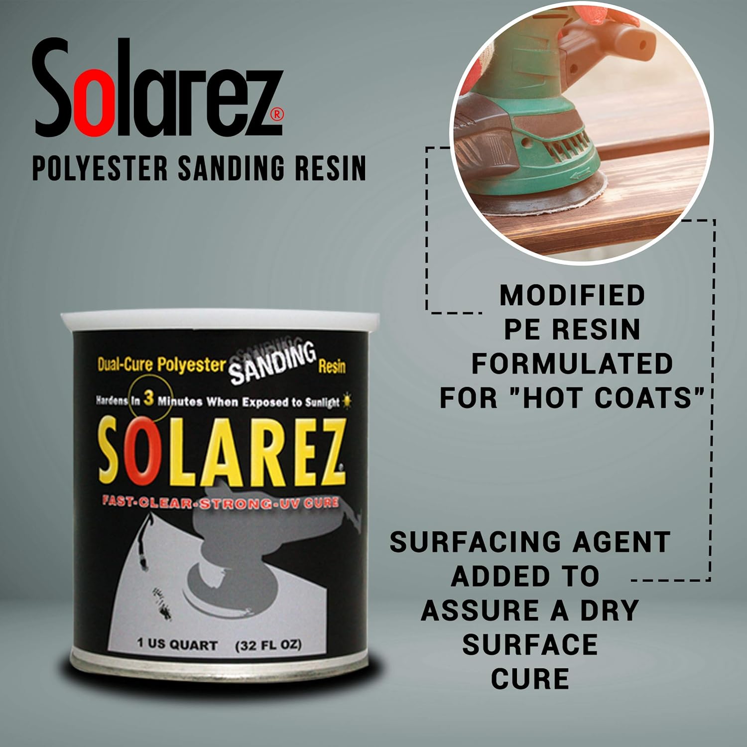 SOLAREZ Polyester Sanding