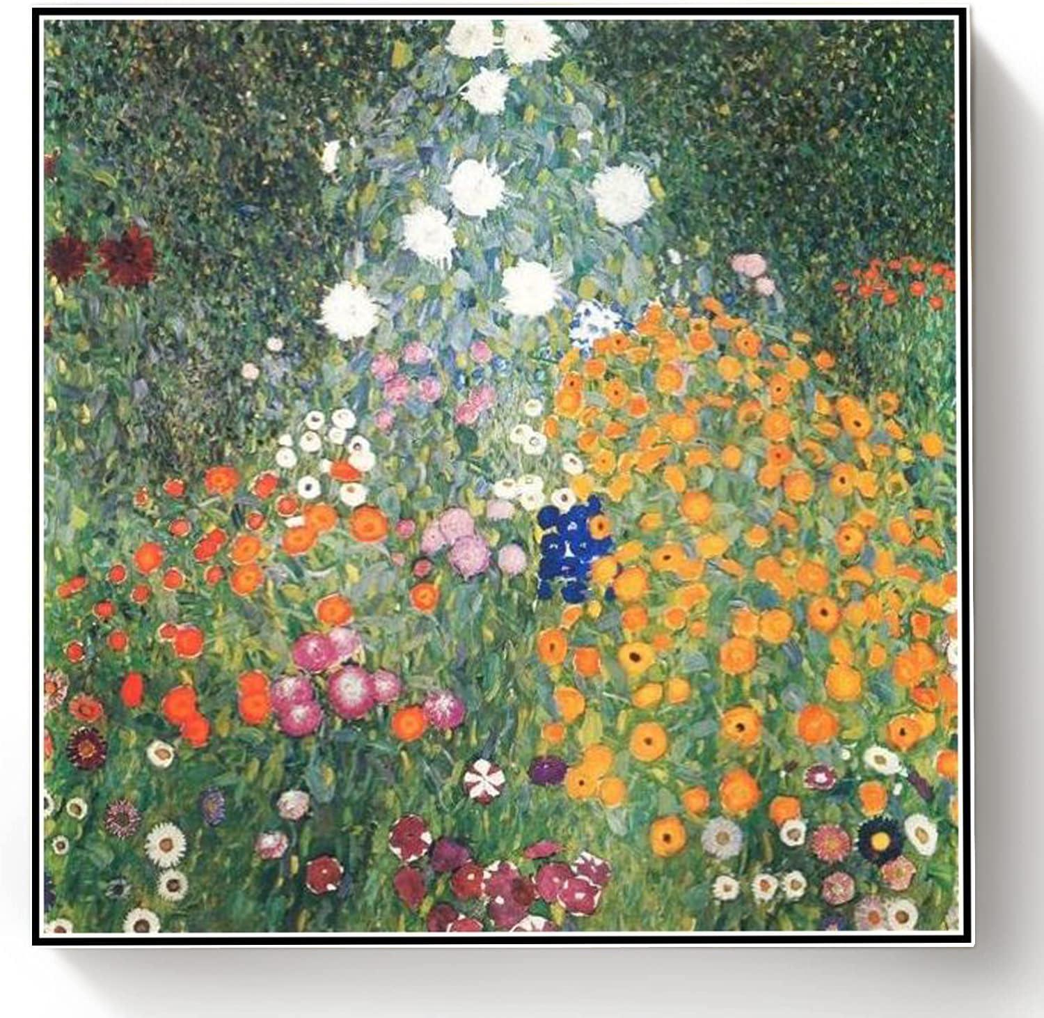 Paint by Numbers for Adult Flower Garden Painting by Gustav Klimt DIY Painting Paint by Numbers Kits On Canvas