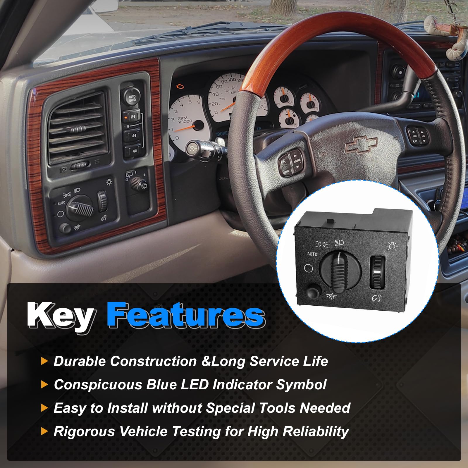 Headlight Switch Control Unit 15187089 For 04-12 Chevrolet Colorado GMC Canyon - View #8