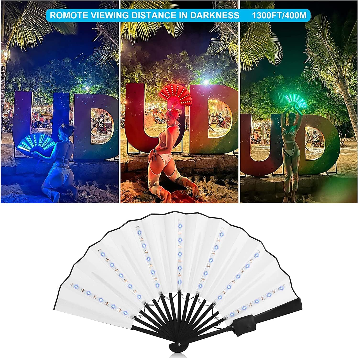 LATROVALE LED Fan - Glowing Rave Party Props Nepal | Ubuy