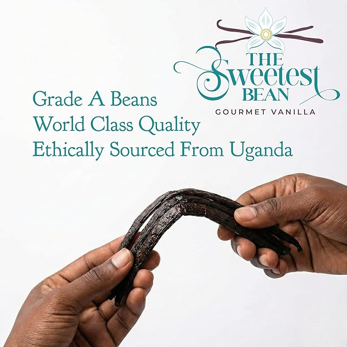 Grade A Vainilla de Uganda – Vainas Carnosas y Húmedas - Paquete de 50 miniatura 3