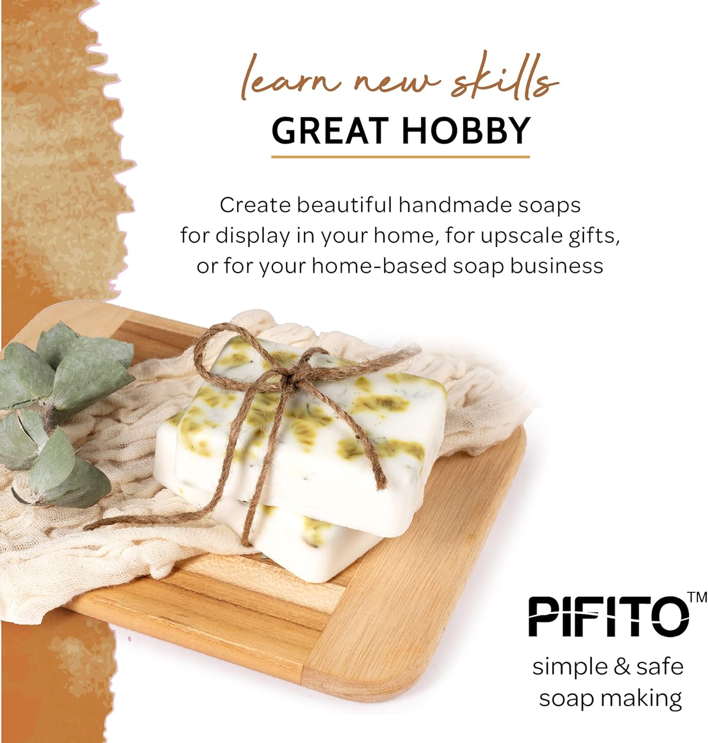 Pifito Shea Butter Melt and Pour Soap Base (5 lb) │ Bulk Premium 100% Natural Glycerin Soap Base │ Luxurious Soap Making Supplies