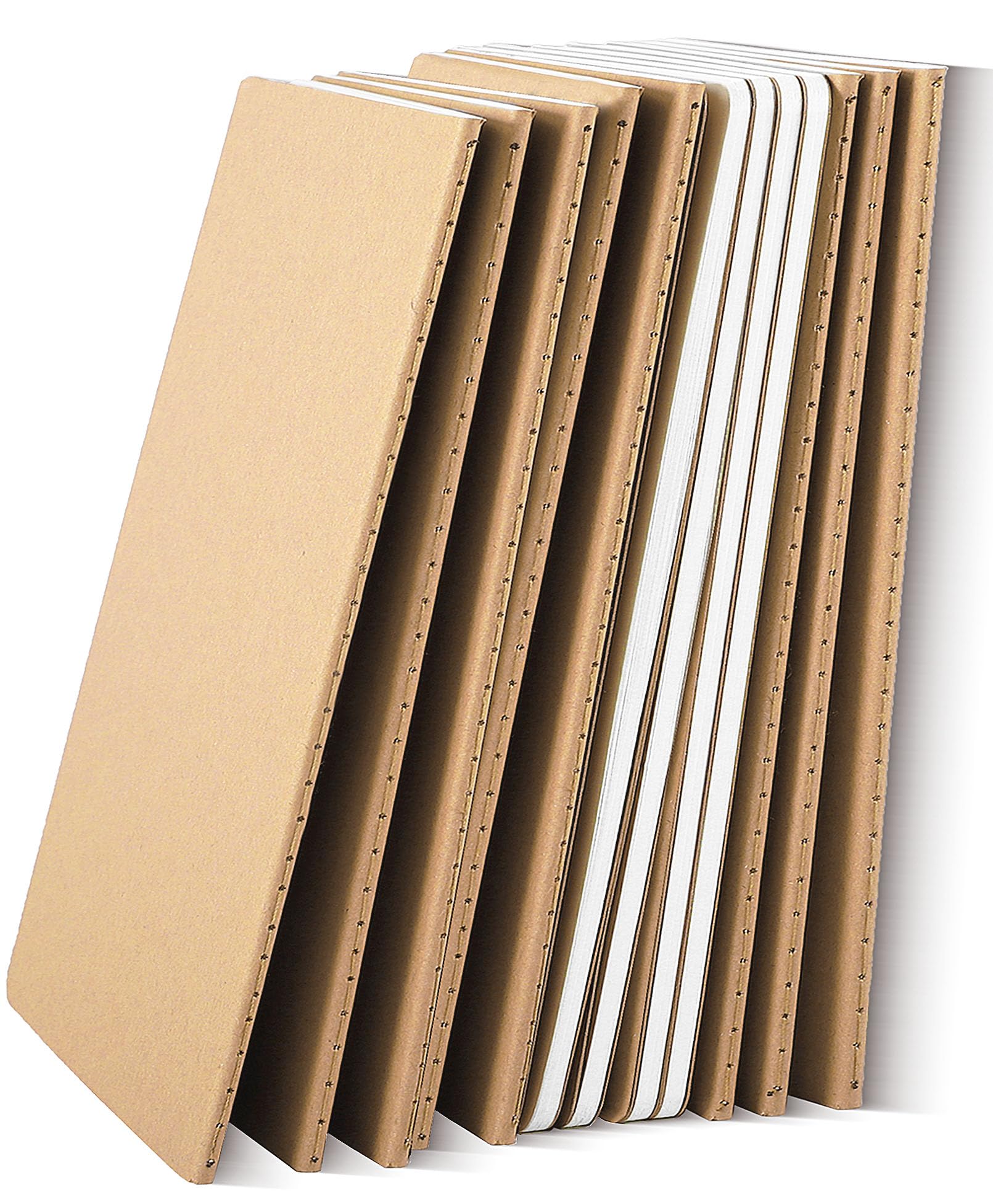 Incisite 12 Pack A5 Kraft Notebooks Lined Journal 14 X 21cm 30 Sheets