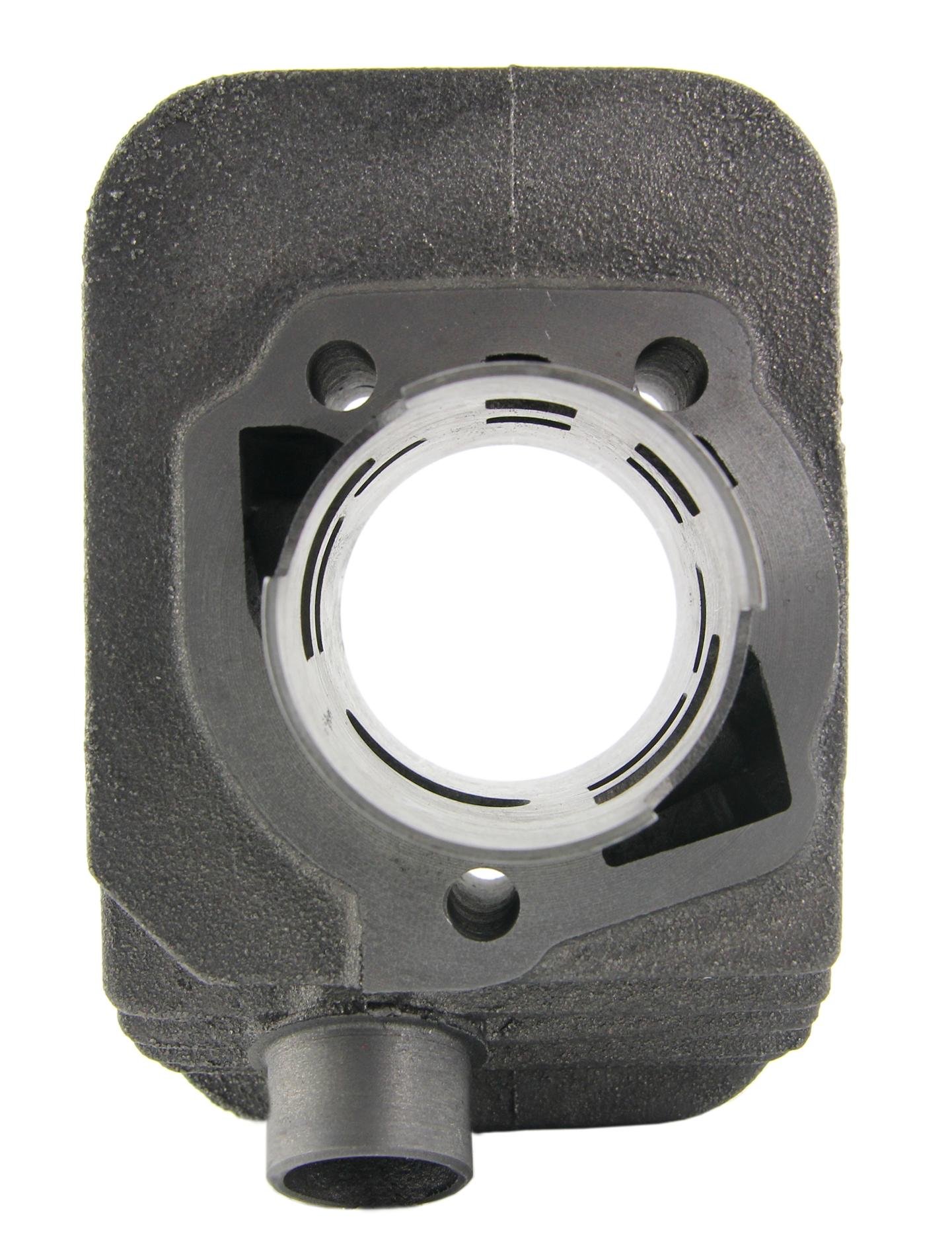 Kit cilindro da corsa Malossi 63ccm per Piaggio Ciao/Px 50 in ghisa grigia, corsa 43 mm, spinotto diametro 10 mm, incl. testata, diametro 43 mm, con apertura per valvola di decompressione