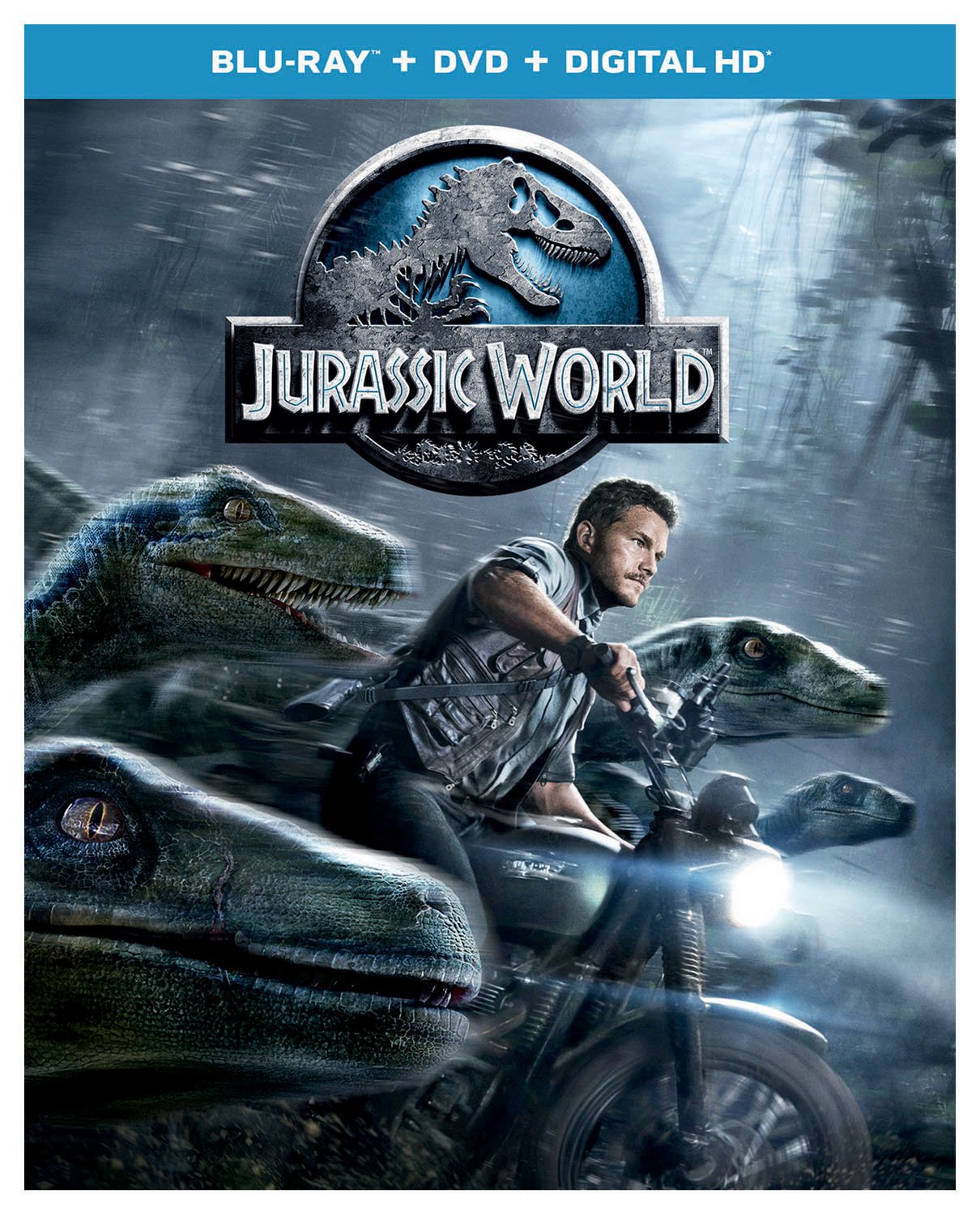 Jurassic World - Blu-ray + DVD + Digital HD + The Fate of the Furious Fandango Cash