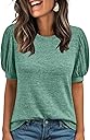 AUTOMET Womens Tops Summer Sweater Spring Tunic Dressy Casual Blouses Business Cute Trendy Short Sleeve Shirt 2026