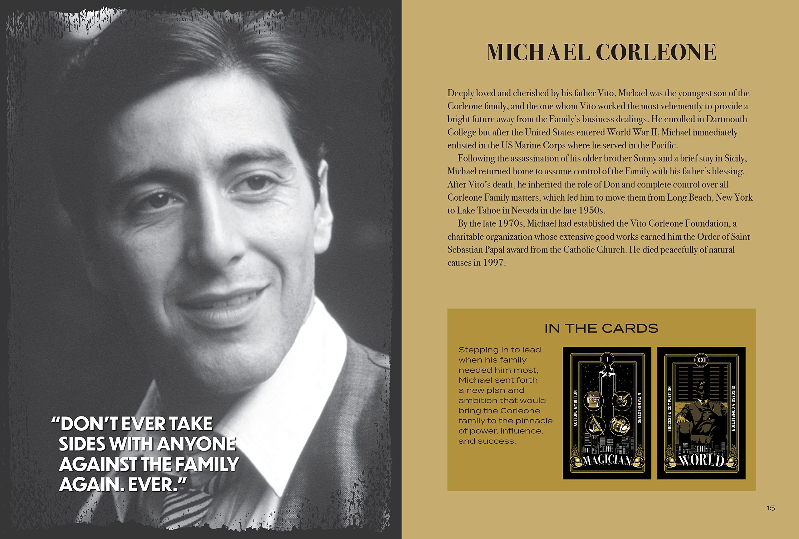 The Godfather Tarot: Includes: A 78-card Tarot Deck and a Book on the Corleone Family and its History