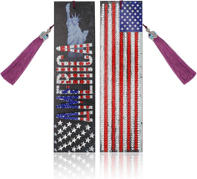 MWOOT 2 Pcs American Flag 5D Diamond Art Painting DIY