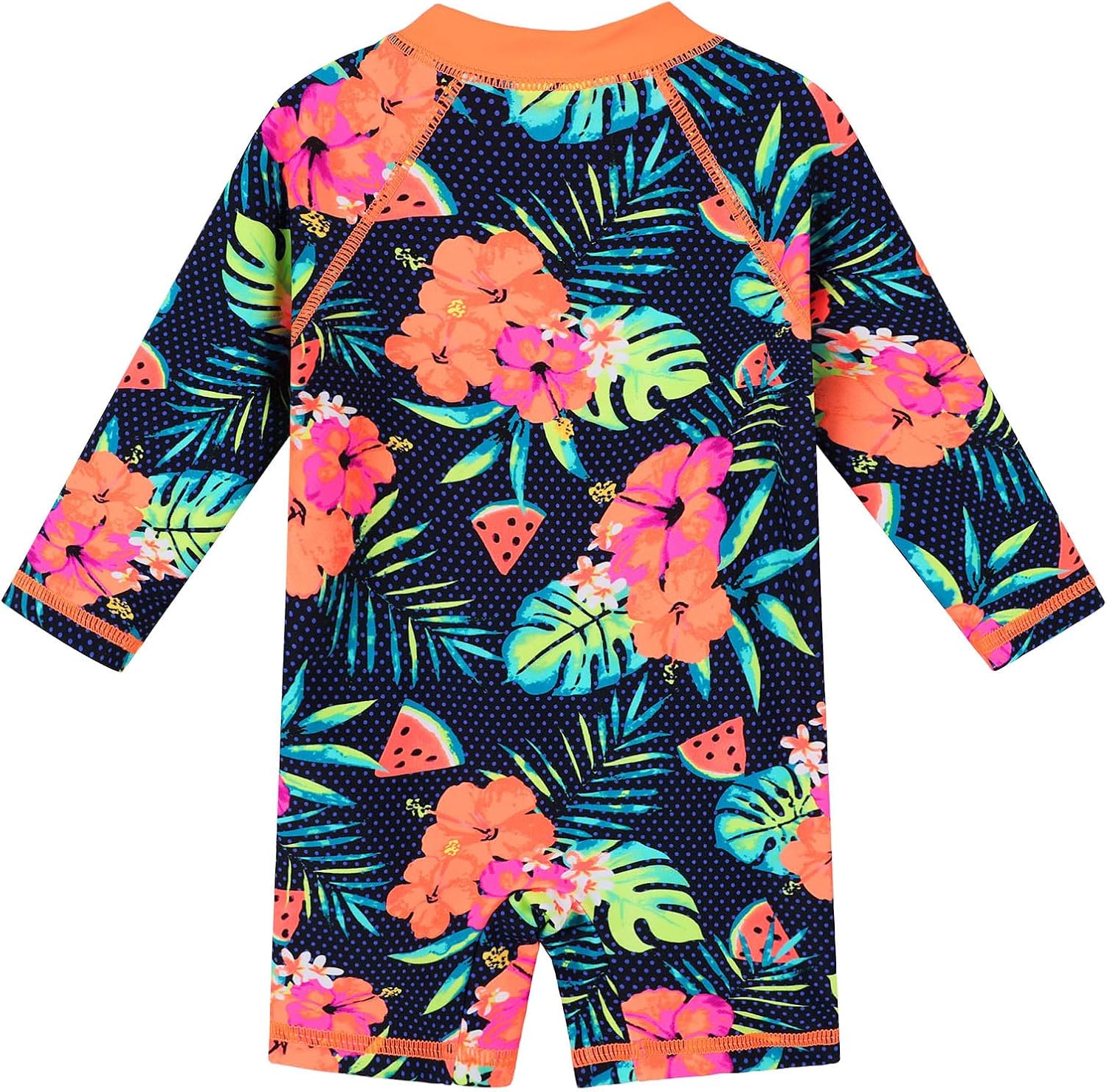 XFGIRLS Baby/Toddler Girls Swimsuit Long Sleeve One-Piece Bathing Suit Rash Guard