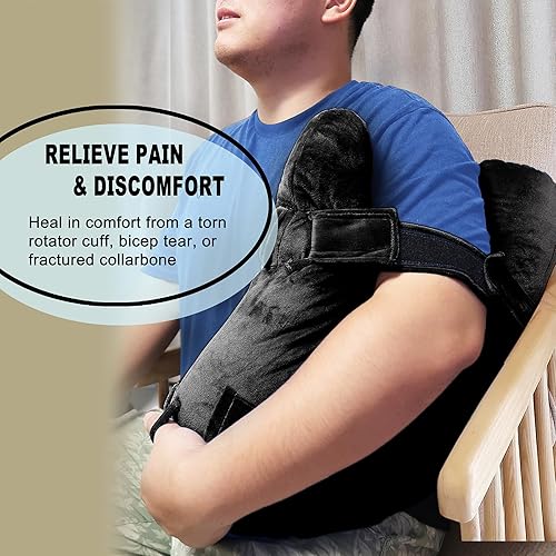 Miniatura 2 de zimucxn Almohada de cirugía de hombro, almohada súper suave para dormir, alivio del dolor de hombro o hombro congelado, para comodidad