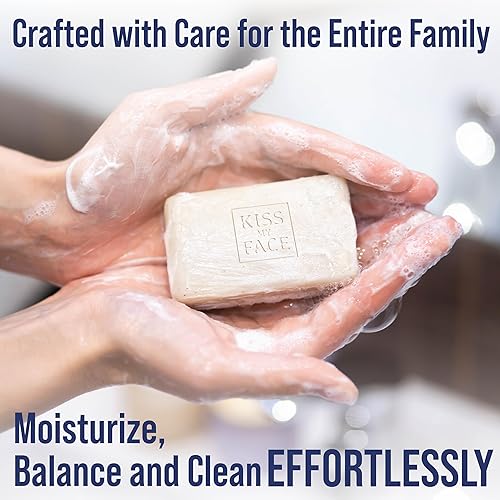 Miniatura 4 de Kiss My Face Jabón en barra 3 en 1 Effort-Less - Naranja + tomillo - Barra de jabón probiótico para cara, cabello y cuerpo con manteca de karité -
