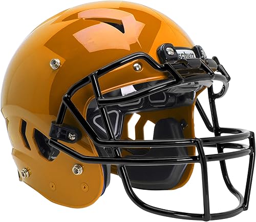 Vista 123 de Schutt Vengeance A11 Youth Football Helmet Verde oscuro