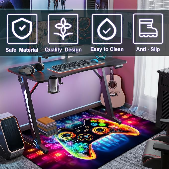 Alfombra Gaming KALERA 79x59 pulgadas Area Rug miniatura 4