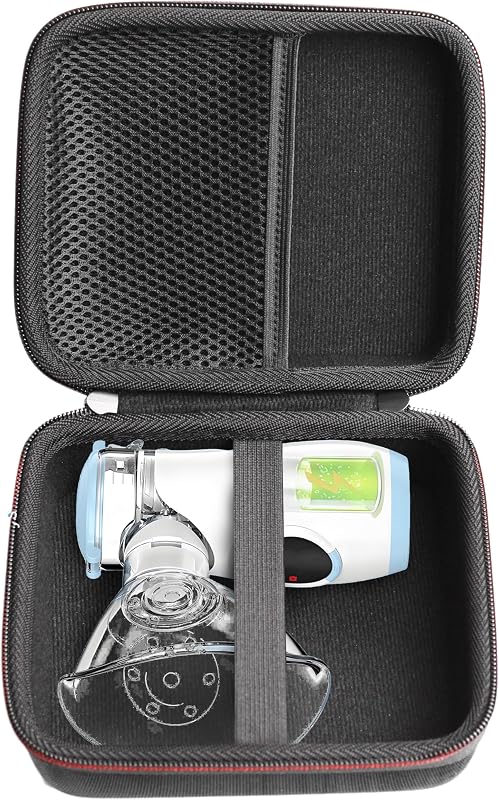 Estuche de transporte de viaje compatible con nebulizador portátil de malla Mayluck (solo estuche)