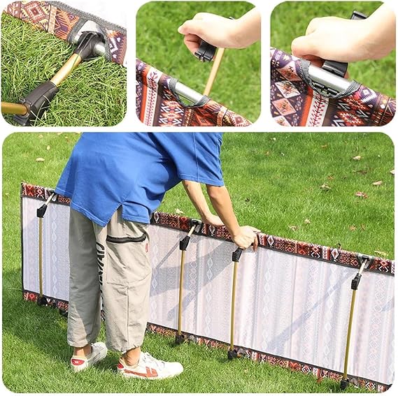 Camping Bed Outdoor Folding Cot Camping 185cm Sleeping Aluminium Frame Tent Bed Cot(Red)