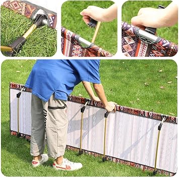Camping Bed Outdoor Folding Cot Camping 185cm Sleeping Aluminium Frame Tent Bed Cot(Red)