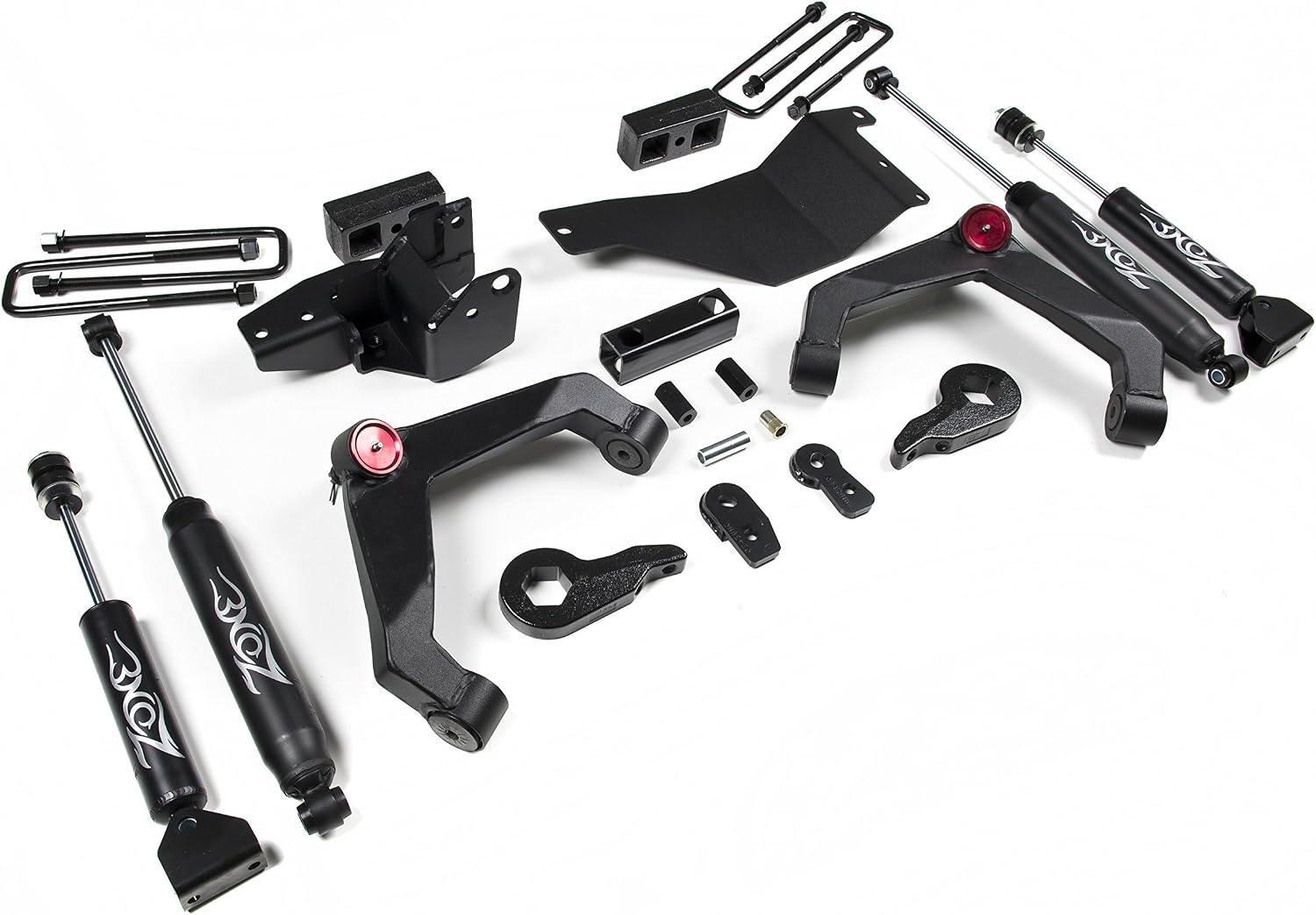 Zone Offroad 3" Adventure Series (UCA) Lift System w/Black Nitro Shocks RPO Code: FT2, FT3, FT4, FT5, FT6 or FT7