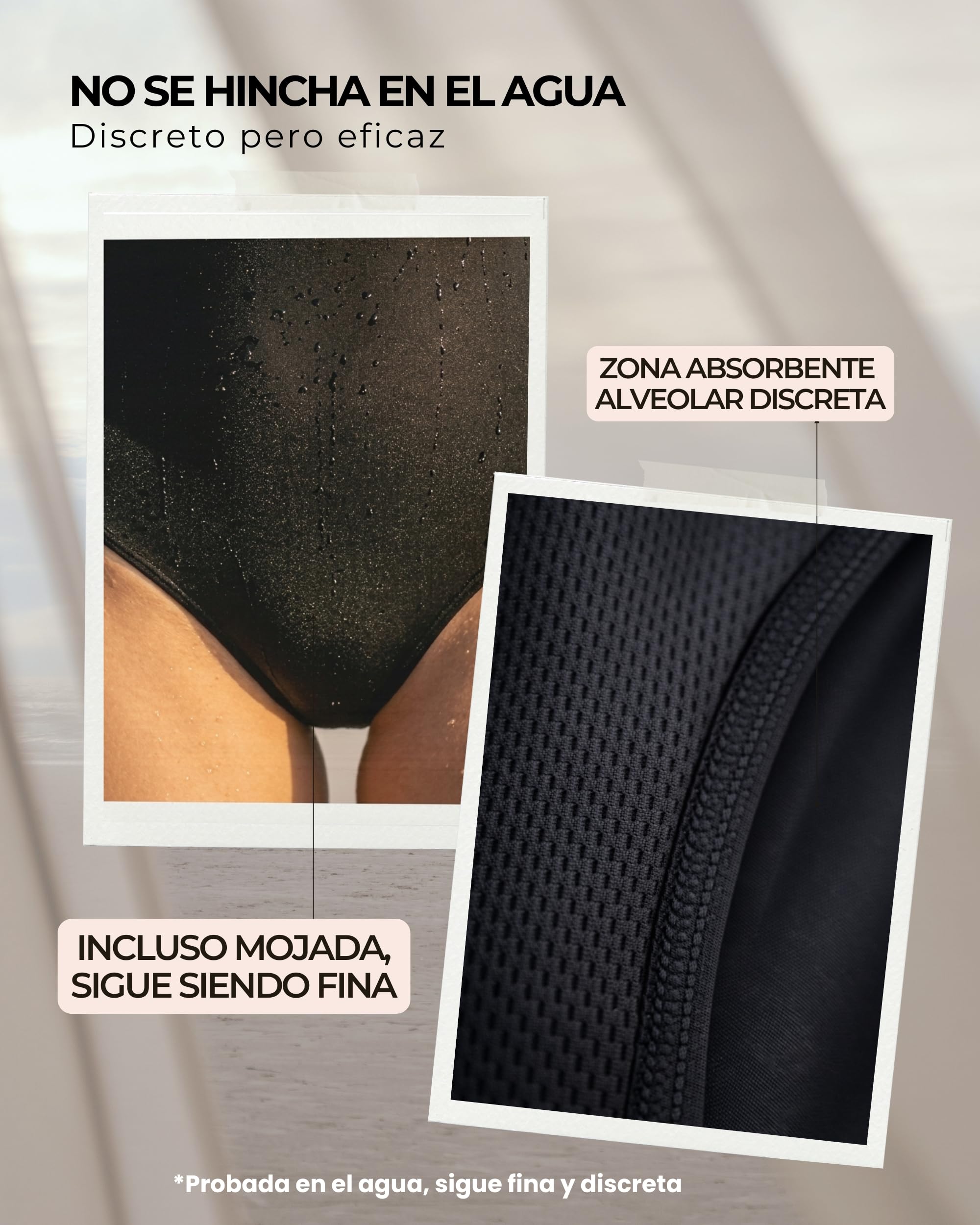 Bañador Menstrual 1 Pieza para Mujer y Niñas | Tecnología AquaSecure