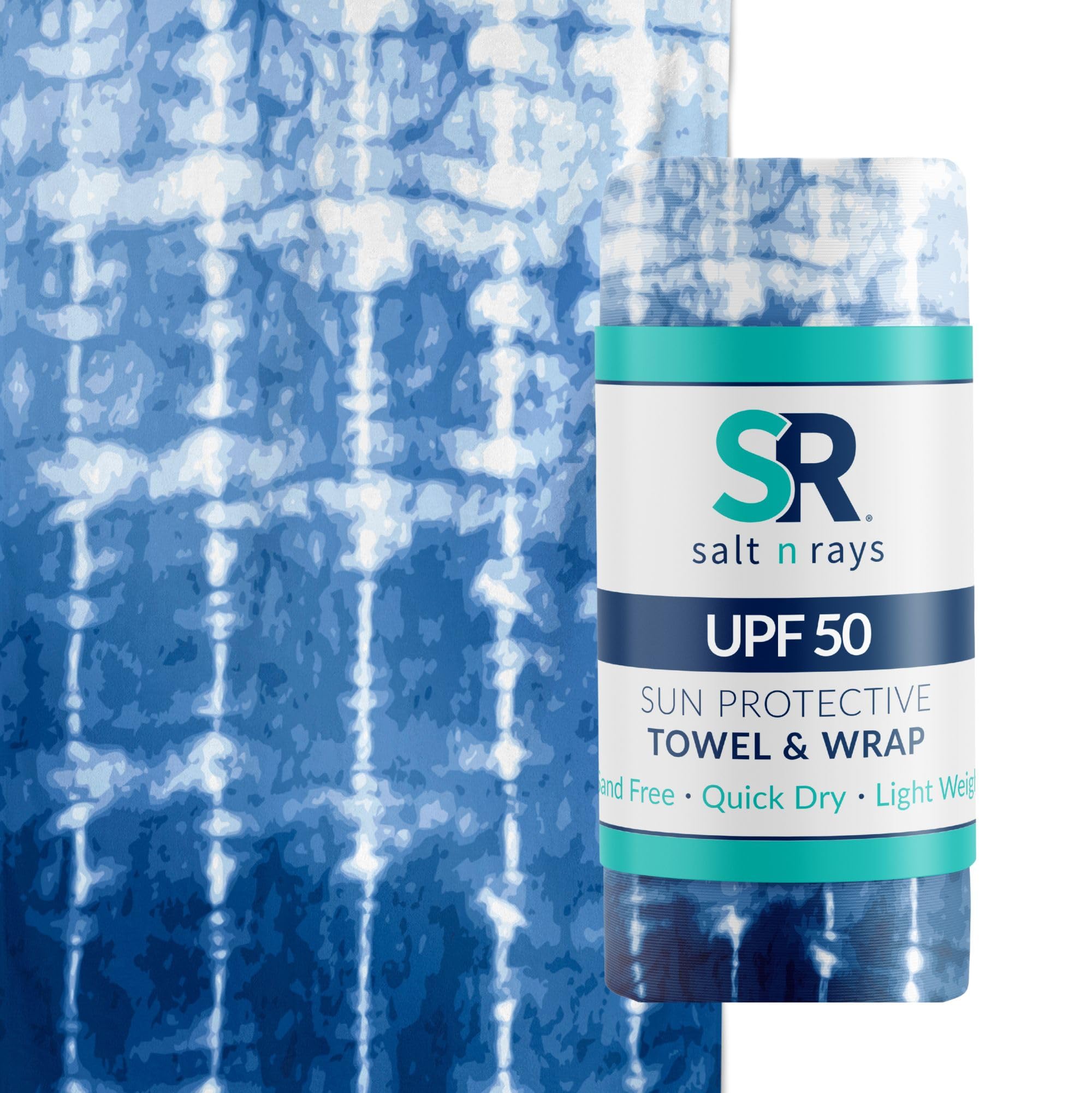 Salt n Rays UPF 50 Sol Wrap Towel Sun Protection (Abyssl) — image 1