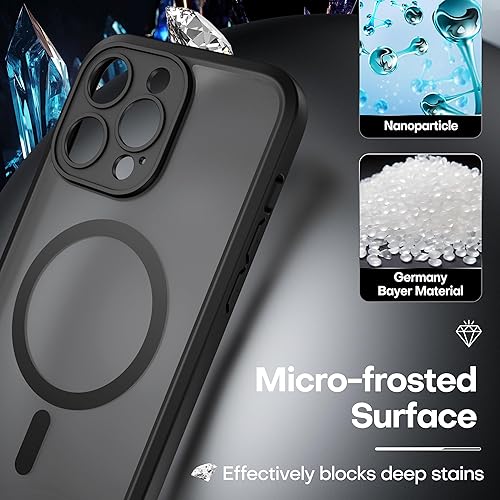 Miniatura 5 de ImpactStrong Protector magnético diseñado para iPhone 14 Pro protección de cámara prueba de caídas de grado militar compatible con MagSafe Funda