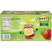 Vista 73 de Mott's Paquete Variado de Puré de Manzana Sin Azúcar Añadido, 4 Sabores – Manzana, Fresa, Canela y Arándano, Hecho de Fruta Real, Sin Sabores