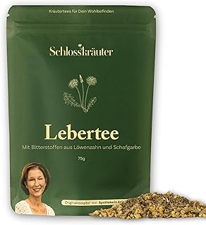 Lebertee mit Löwenzahn & Schafgarbe | Leber und Galle Tee | 100% natürliche Zutaten ohne Zusätze | Kräutertee lose mit Löwenzahnwurzel | Löwenzahntee für Leber Kur | Gallentee & Leberkur