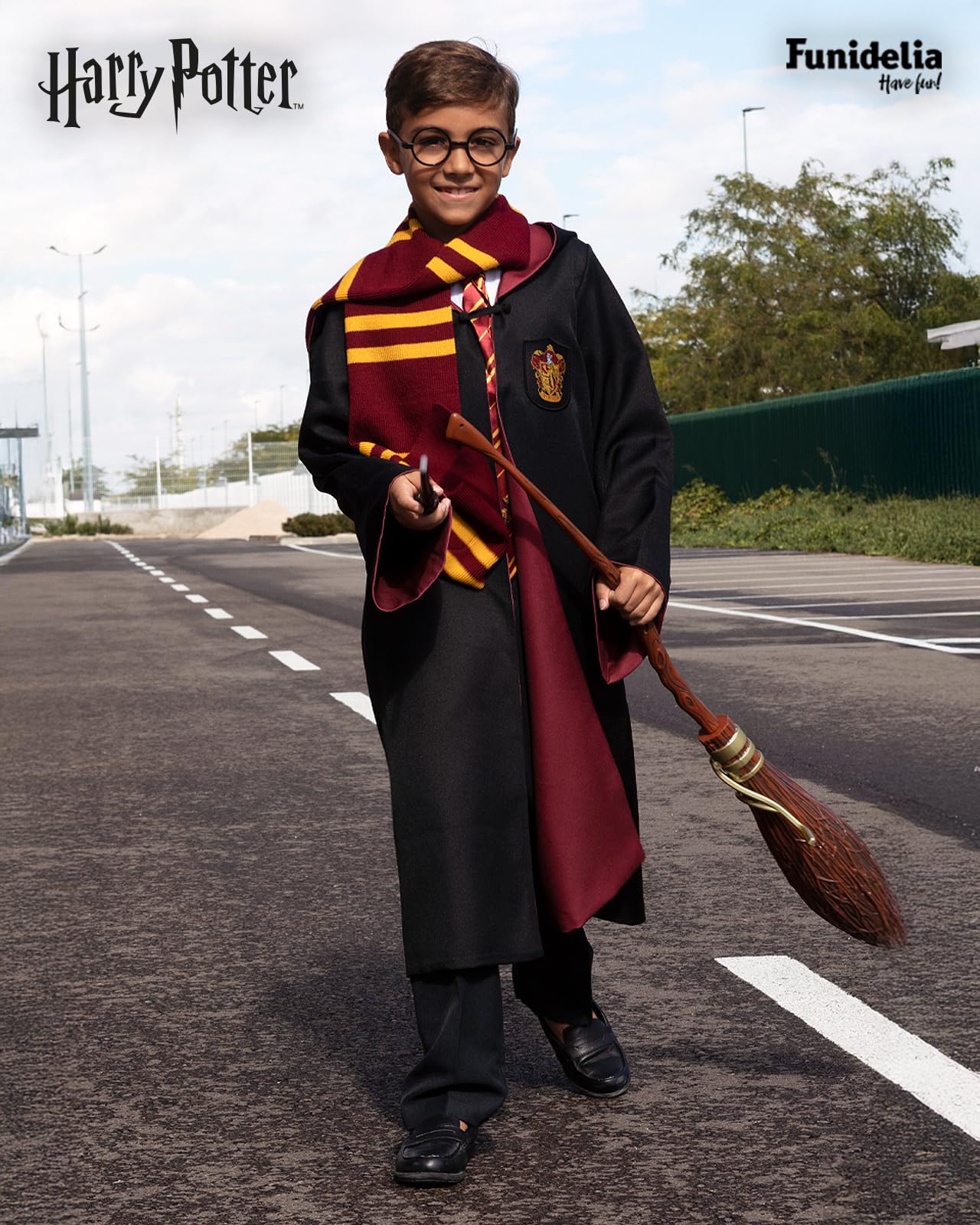 Funidelia | Cadeau Harry Potter pour femme et homme Films et Cinéma, Magiciens, Harry Potter, Poudlard - Accesoires pour Adultes, accessoire pour déguisement - Marron