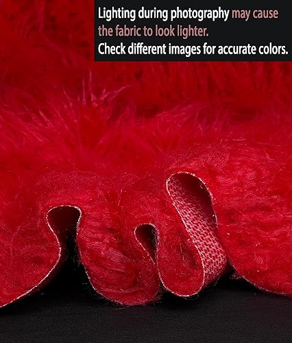 Miniatura 8 de Pelo sintético de pelo largo de lujo para manualidades, costura, cosplay, disfraz, decoraciones60 pulgadas de anchovendido por The Yard (caramelo,