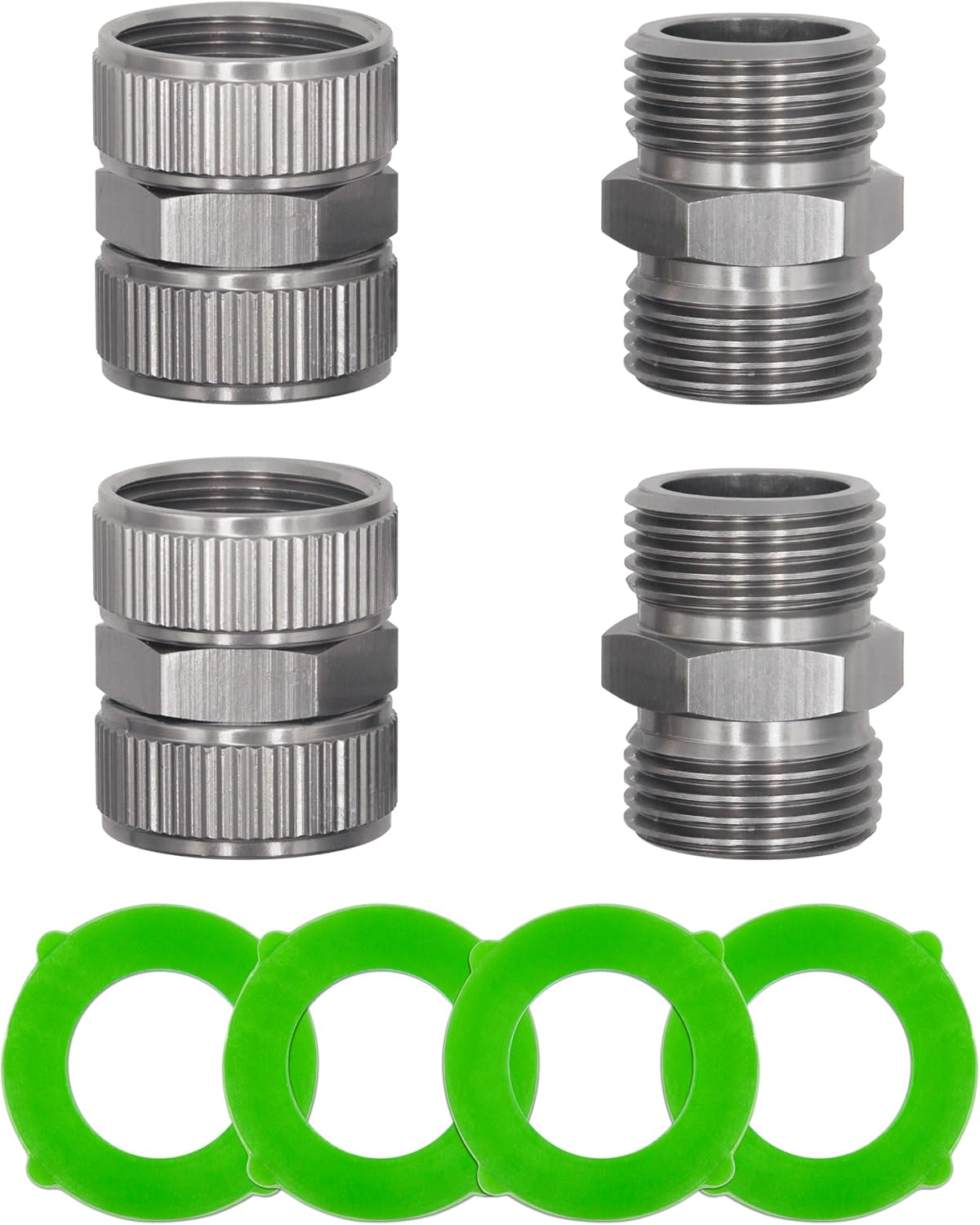 Yanwoo Garden Hose Adapter,Male to Male, Female to Female