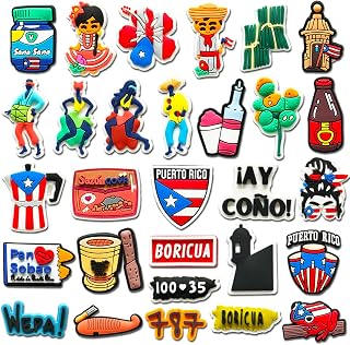 Avocado Game BLM Shoes Charms Decoration, Puerto Rico Butterfly Jesus Cowboy Cute Shoe Charms for Croc Clog Sandals