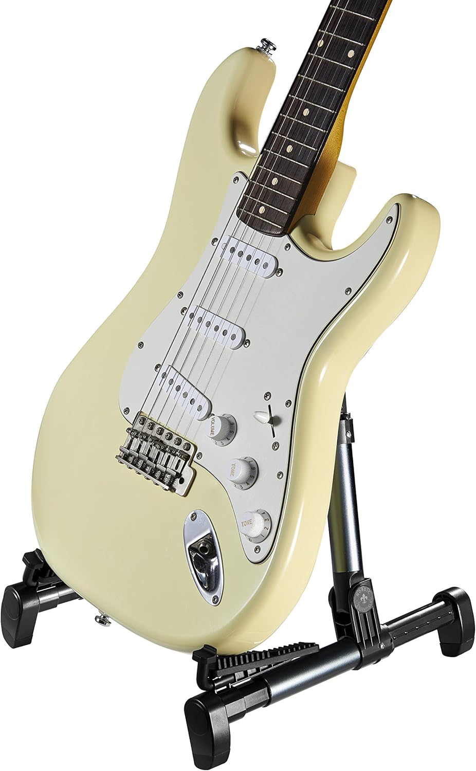 Guitar Stand for Acoustic/Electric/Classical Guitars and Violin, Ukulele, Bass, Banjo, Mandolin -Folding, Portable & Lightweight