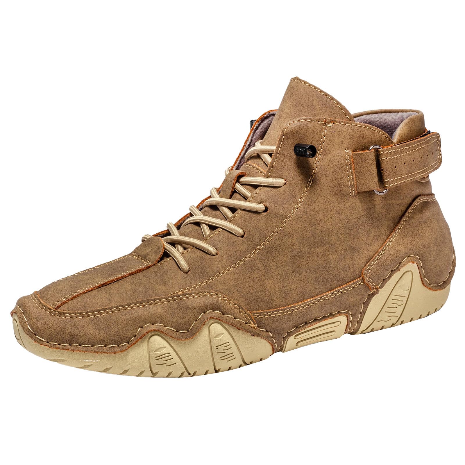 generisch Scarpe da trekking da uomo in pelle scamosciata/pelle, antiscivolo, impermeabili, stivaletti leggeri, fatti a mano, scarpe da ginnastica