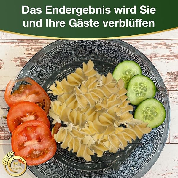 MES PÂTES – Fusilli Rigati XL – Disques pour machine à pâtes | Compatible avec Philips série 7000 - 4