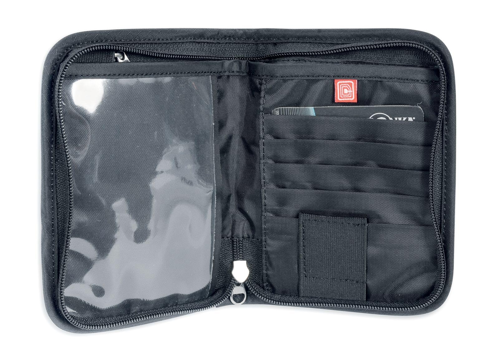 Tatonka RFID B Geldaufbewahrung podróżny zamek błyskawiczny, 17 x 12 x 3 cm czarny czarny Rozmiar: 17 x 12 x 3 cm