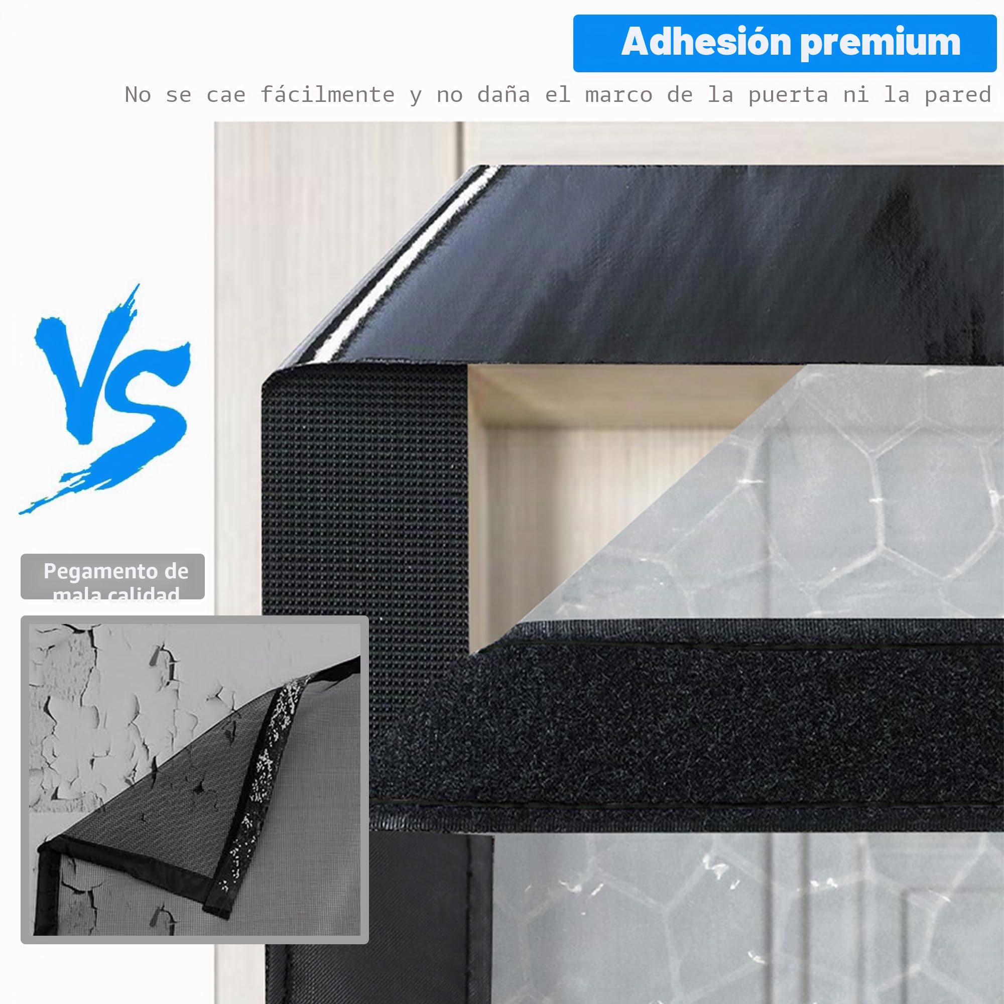 Cortina de puerta magnética con aislamiento térmico, cubierta para puerta de patio, cierre automático, se adapta a puertas de hasta mantener calientes en invierno fresco en verano para aire