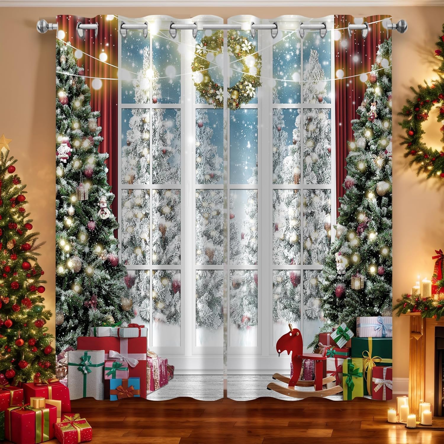 Cortinas Navidenas Para Sala