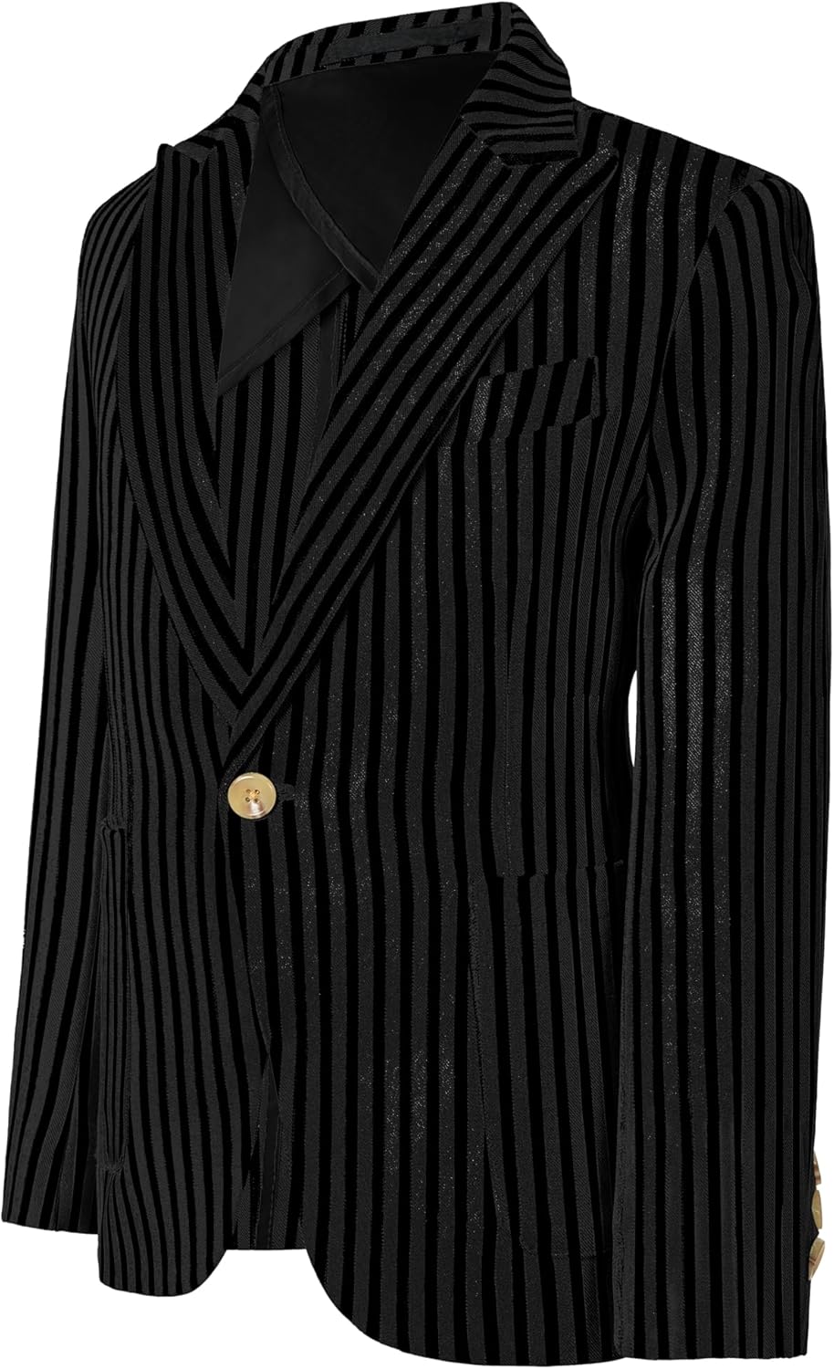 Kids Boys Suit Coat Stripe Dress Suit Jacket for Boys Formal Slim Fit Suits for Wedding Homecoming Party
