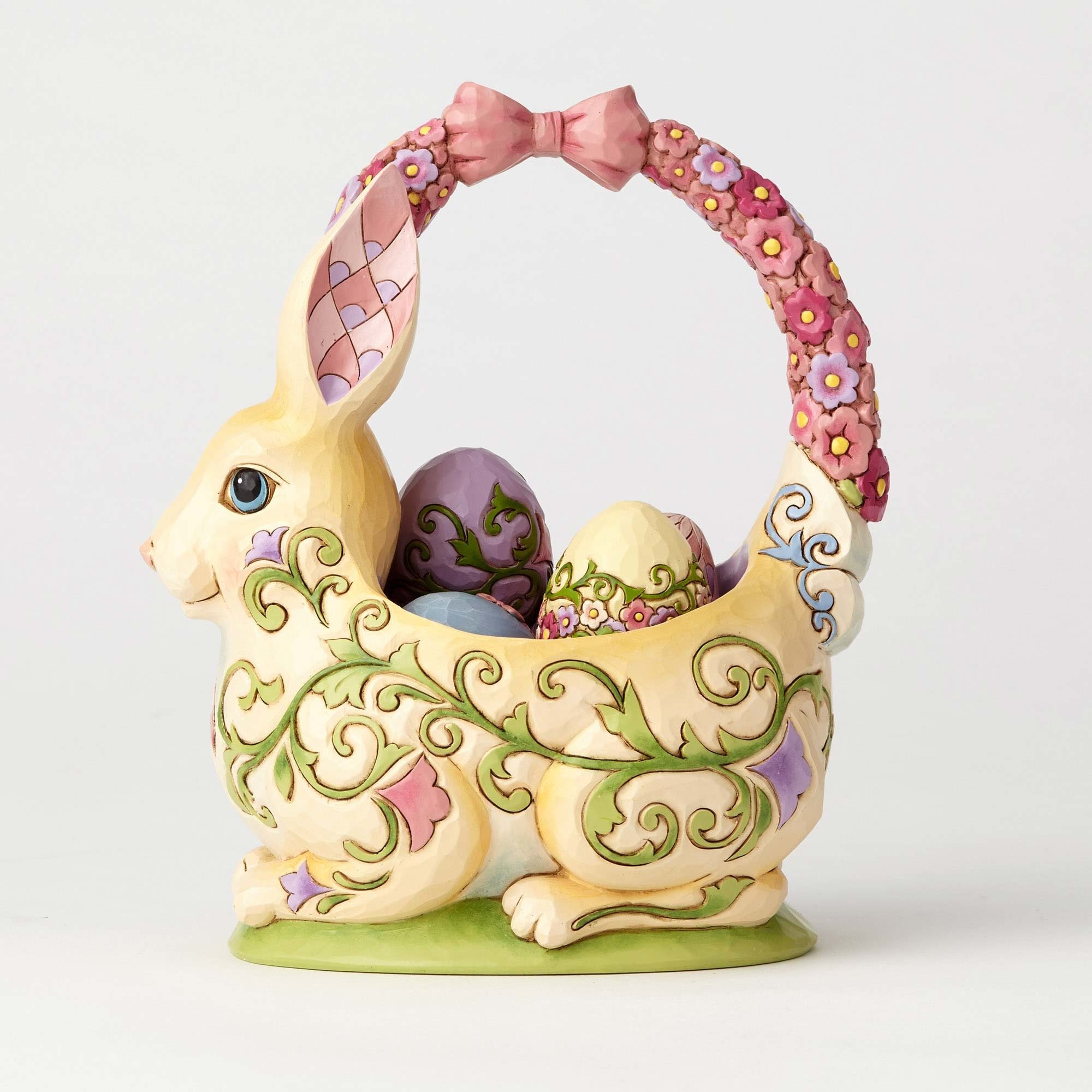 Amazon.com: Enesco 4058987 Jim Shore Heartwood Creek Bunny Basket