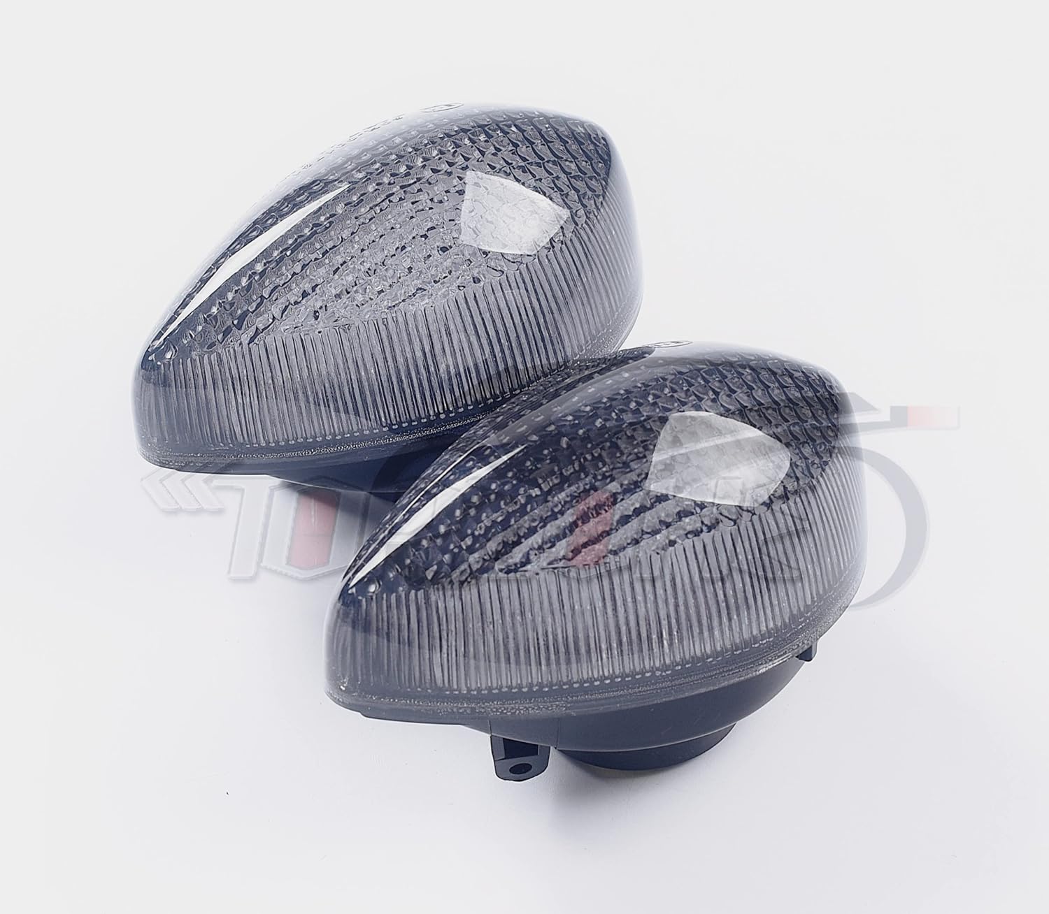 TOPZONE Fit Ya-maha FZ6/FZ6R; FZ8-N/FZ8-S; FZ1/FZ1-S; FZ07; FZ09; YZF-R3; YZF-R6; LED Flasher light Turn Signal BliNker Idicator (Smoke)