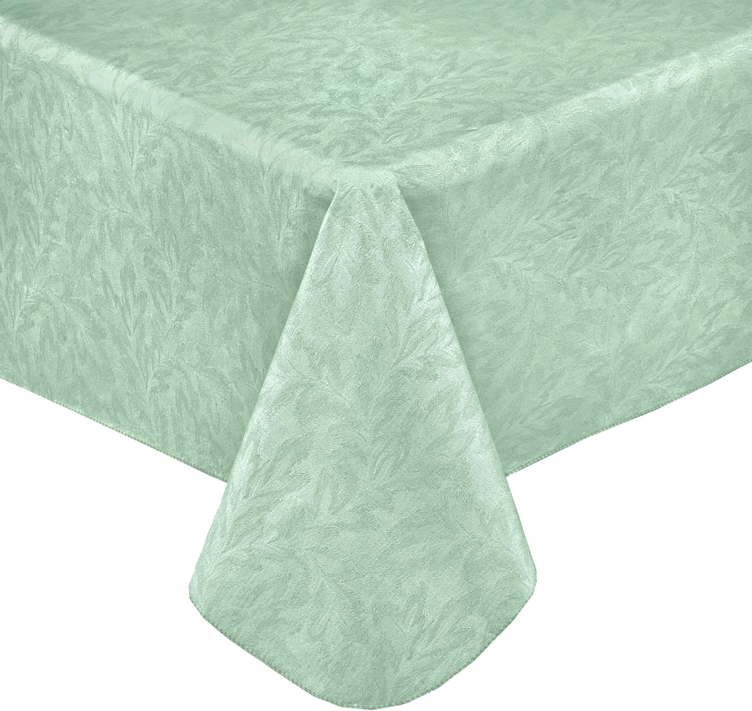 Newbridge Sage Napa Leaf Solid Color Vinyl Flannel Backed